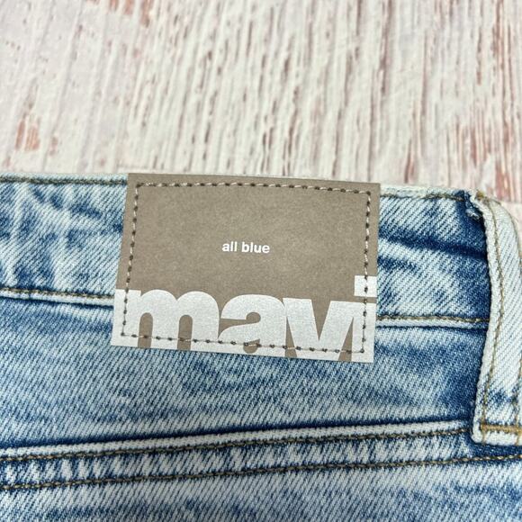 NEW MAVI High Rise Slim Boyfriend Jeans SIZE 26 x 31 Light Blue Recycled NWT - Picture 4 of 10